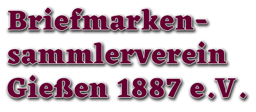 Briefmarkensammlerverein Gießen 1887 e.V.  logo